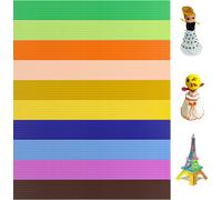 ChenQuanSarl-Lot De 220 Recharges De Filament Pcl Pour Stylo 3D, 2,5 Mm, 22 Couleurs, Accessoires Pour Stylos 3D Doodler (A)