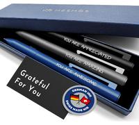 Chenquansarl-Lot De 3 Stylos De Luxe Fantaisie, Cadeaux De Remerciement Pour Homme, Cadeaux D'appréciation Des Employés Et Des Enseignants, Stylos À Bille En Métal Cool, Accessoires De Bureau Pour Ho