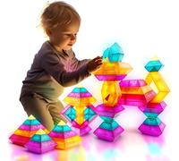 ChenQuanSarl-Lot De 30 Blocs De Construction Pour Enfants À Partir De 2, 3, 4, 5, 6 Ans, Pyramide, Jouets Empilables, Blocs Colorés, Jouets Stem Pour Garçons Et Filles
