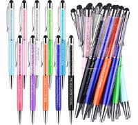 ChenQuanSarl-Lot De 30 Stylos À Bille Avec Citations De Motivation Positives Inspirantes Et Pailletées Avec Pointe De Stylet - Cadeau De Remerciement Pour Enseignants, Étudiants, Collègues