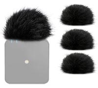 ChenQuanSarl-Lot De 4 Filtres Anti-Pop Pour Rode Wireless Go 2, Housse De Microphone Pour Rode Wireless Pro/Rode Wireless Me, Pare-Br Moelleux Pour Réduire Le Bruit De Fond Et Le Vent