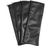 ChenQuanSarl-Lot De 4 Sacs De Rangement Pour Microphone - Accessoires De Voyage - Mallette De Transport - Sac À Main Pour Microphone - Noir
