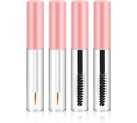 Chenquansarl-Lot De 4 Tubes Vides Pour Mascara Et Eyeliner Avec Conteneurs De 10 Ml En Pet Pour Le Rangement Du Brillant À Lèvres Et Du Mascara, Rose, 10.50x1.70x1.70cm