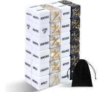 Chenquansarl-Lot De 48 Dés Mtg Compteurs De Dés, Compteurs De Mots-Clés, Dés De Loyauté Starry Mtg Compteur De Vie 1/+1, Créature Stats Buff Tokens, Set De Dés Mtg Pour Mtg, Tcg, Accessoires De Jeux