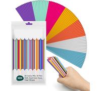 ChenQuanSarl-Lot De 5 Recharges Pour Stylo 3D Doodler Start 3D À Basse Température D'Impression Pcl Filament 3Doodler Start - Chaque Couleur 15,2 Cm X 5 Pièces Au Total - Convient Uniquement Pour 3D