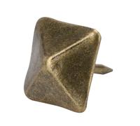 Chenquansarl-Lot De 50 Clous À Tête Carrée En Bronze Pour Tapisserie, Pour Portes, Accessoires De Quincaillerie Pour Meubles, Pour La Construction De Maisons Et De Cuisines (19 X 20 Mm)