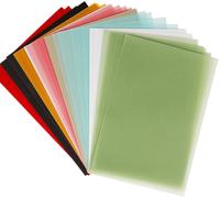 Chenquansarl-Lot De 50 Feuilles De Papier De Copie Couleur Vert Vélin Imprimable X Papier Vélin Doré Papier Coloré Créatif Papier Calque Translucide A5 Carte D'invitation Papier Kraft