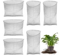 ChenQuanSarl-Lot De 6 Paniers De Protection Contre Les Campagnols, 30,5 X 15,2 Cm/25,4 X 22,9 Cm En Acier Inoxydable Pour Protéger Les Racines Des Arbres, Des Fleurs, Contre Les Campagnols Et Les Ron