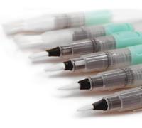 Chenquansarl-Lot De 6 Pinceaux (3 À Pointe Fine Et 3 À Pointe Large) Avec Réservoir D'eau Ou Waterbrush Pour Aquarelles, Calligraphie, Lettrage Et Autres Travaux Manuels