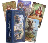Chenquansarl-Lot De 78 Cartes De Tarot Sorcière Pour Débutants, Avec Boîte Colorée Pour Jeux De Fête, Jeux De Cartes, Cadeau Mystérieux Pour Un Ami