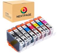 ChenQuanSarl-Lot De 8 Cartouches D'Encre De Rechange Pour Canon Pixma Pro 100 Cli-42 Cli42 Pour Imprimante Jet D'Encre Canon Pixma Pro-100 Pixma Pro-100S - Multipack Bk/Gy/Lgy/C/M/Y/Pc/Pm