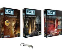 Chenquansarl-Lot Exit Niveau Experts Le Tombeau Du Pharaon + Le Château Interdit + Le Cadavre De L'orient Express Version França + 1 Décapsul Eur Blumie
