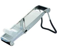 Chenquansarl-Louis Professional Edelstahl-Gemüsehobel Compact-Pro With Ergonomischem Schieber Und Standfuß 2 Julienneeinsätze (4 & 10mm) Made In France