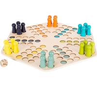 Chenquansarl-Ludo Pour 6 Joueurs Avec Grand Plateau En Bois, Jeu De Société Pour Toute La Famille, 4 Ans Et Plus, 1800
