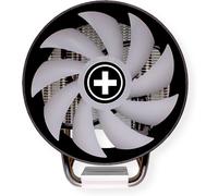 ChenQuanSarl-M403Pro.Argb Amd Et Intel Ventilateur De Processeur, 120Mm Pwm Argb Ventilateur, 150W Tdp, Transparent/Noir/Argent