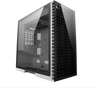 ChenQuanSarl-M6 Cezanne Mid Tower Boîtier Pc Design Vertical Canal D'Air Support Pour Radiateur E-Atx 11" 360 Support Gpu Vertical Blanc Geo-M6-Cew