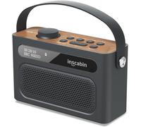 ChenQuanSarl-M60 Radio Numérique Portable Dab/Dab + Fm/Haut-Parleur Sans Fil Portable Avec Bluetooth/Son Stéréo/Deux Haut-Parleurs/Double Réveil/Subwoofer/Batterie Rechargeable/Beau Design (Black)