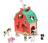 ChenQuanSarl-Ma Belle Ferme Des Formes - Ingela P.Arrhenius - Jouet Educatif - Développe L'Imaginaire Et Le Vocabulaire Sur Les Animaux - Pour Enfants À Partir De 2 Ans