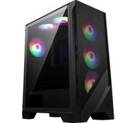 ChenQuanSarl-Mag Forge 120A Airflow Boîtier Pc Moyen Tour Atx, Micro-Atx & Mini-Itx, Verre Trempé, Façade Mesh, 6 Ventilateurs Auto-Rgb 120Mm, Filtre Antipoussière Magnétique, Ports Usb 3.2 Gen 1 Typ