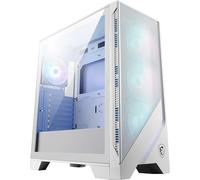 ChenQuanSarl-Mag Forge 320R Airflow White Boîtier Pc Moyen Tour - Atx, Compatible Avec Les Rtx 40, Ventilateurs Argb, Filtres À Poussière Magnétiques, Verre Trempé, Hub De Contrôle Argb, Usb Type-A 3