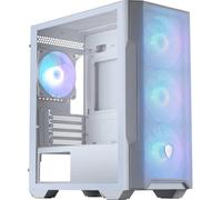 ChenQuanSarl-Mag Forge M100R White Boîtier Micro-Atx - Support Gpu Jusqu'À 300 Mm, Ventilateurs Argb, Filtres À Poussière Magnétiques, Verre Trempé, Module De Contôle Argb 1-6, Usb 3.2 Gen 1 Type-A