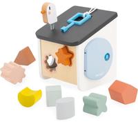 ChenQuanSarl-Maison Des Formes O au Sweet Cocoon - 8 Pièces À Encastrer - Jeu D'Éveil - Apprentis Formes Et Couleurs - Jouet En Bois Fsc - Dès 18 Mois,J04062