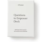 Chenquansarl-Mal Paper Lot De 52 Cartes Questions To Empower Pour Un Défi De Pleine Conscience, Des Cartes Inspirantes, Des Invites D'auto-Réflexion Et Comme Outil De Pensée Positive Cadeaux Stim