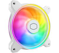ChenQuanSarl-Masterfan Mf120 Halo² Ventilateur Blanc, Anneaux Led Argb Gen 2, 120 Mm 2050 Tr/Min, Pales De Ventilateur Élargies, Cadre Hybride Pour Boîtier Pc, Refroidisseur Liquide Et Air