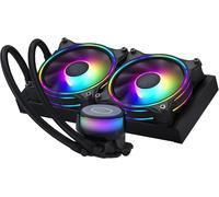 ChenQuanSarl-Masterliquid Ml240 Illusion Refroidisseur Liquide Pour Cpu - Watercooling Aio, Radiateur 240Mm, 2 X Ventilateurs Halo Argb 120Mm, Contrôleur Argb Inclus - Compatible Amd & Intel Noir