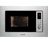 ChenQuanSarl-Mc 20 D Enc - Micro-Ondes Encastrable - Inox - Intérieur En Acier Inoxydable - 8 Menus D'Accès Automatique - 5 Niveaux De Puissance - Gril De 1000 W - Avec Minuteur - 20 L - Largeur 60 C