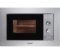 ChenQuanSarl-Mc 20 Ix - Micro-Ondes Encastrable - Inox - Intérieur En Acier Inoxydable - 5 Niveaux De Puissance - Gril De 1000W - Décongélation Automatique - Avec Minuterie - 20 L - Largeur 60Cm