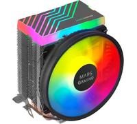 ChenQuanSarl-Mcpu33, Ventirad Dual Frgb Pour Cpu, 3 Heatpipes Hct, Tdp 140W, Ventilateur Pwm Ultra-Silencieux 11 Cm, Noir