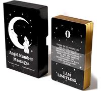 Chenquansarl-Mes Du Numéro D'ange, Cartes De Tarot Bronzé, De Jeu De Cartes De Tarot, Avec Guide Et Boîte, Divination Du Futur,Noir