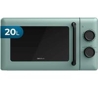 ChenQuanSarl-Micro-Ondes Mécanique De 20L Proclean 3010 Green. 700W, 6 Niveaux De Puissance, Mode Décongélation, Signal De Fin De Cuisson, Lampe Intérieure, Minuteur Jusqu'À 30', Design En Vert