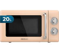 ChenQuanSarl-Micro-Ondes Mécanique Proclean 3010 Retro Beige. 20 L, 700 W En 6 Niveaux, Minuterie Jusqu'À 30 Minutes, Mode Dégivrage, Design Vintage En Beige, Finitions En Acier.