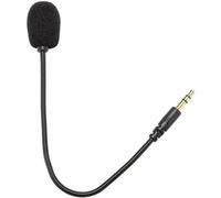 ChenQuanSarl-Microphone Noir Réglable À 360 Degrés Pliable Pour Casque De Jeu Combiné 3,5 Mm Pour Jeux Vidéo Et Accessoires