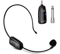 ChenQuanSarl-Microphone Sans Fil,Uhf Wireless Microphone,Transmission Sans Fil De 50M,Pour Guide Touristique/Enseignement Discours