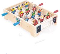 ChenQuanSarl-Mini Baby Foot De Table En Bois Pour Enfants - Thème Hockey Sur Glace - Développe L'Echange Et Le Partage - Produit Fsc - Dès 3 Ans - J03367