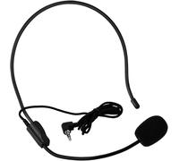 ChenQuanSarl-Mini Microphone Filaire 3,5 Mm Monté Sur La Tête Microphone Serre-Tête À Condensateur Mic Voix Plus Claire Pour Les Professeurs De Haut-Parleur