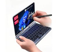 ChenQuanSarl-Mini Ordinateur Portable 2 En 1 De 20,3 Cm, Écran Tactile Rotatif Hd, Prend En Charge L'Écriture Manuscrite Windows 11 Pro, Petit Ordinateur Portable, Intel N100/N150, 12 Go De Ram, 512