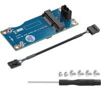 ChenQuanSarl-Mini Pci - E Wwan/Lte Carte À La Carte Mère Usb 9 Broches Adaptateur Mini Pci - E 3G / 4G Carte Réseau À La Carte Mère Usb 8 Broches Test Convertisseur Avec Slot Sim(Verticale)