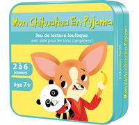 Chenquansarl-Mon Chihuahua En Pyjama - Jeux De Cartes Educatif Pour Enfants Dès 7 Ans / Ce1 - Apprentis Ludique De La Lecture - Jeu De Société Pédagogique - 2 À 6 Joueurs - 10 Min - Version França