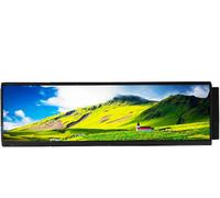 ChenQuanSarl-Moniteur À Bande Longue Portable, 12,6 ""1920 X 515 Ips Edp Lcd Affichage, Pour Le Boîtier Pc Y60 / Vxn Evo, Pour Cpu Gpu Temperter Gaming Computer Monitor, Avec Port Vidéo