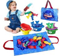 ChenQuanSarl-Montessori - Jouet De Pêche Interactif Pour Bébé De 0 À 2 Ans - Favor La Coordination ?il-Main, Les Capteurs Et L'Interaction Parent-Enfant