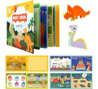 ChenQuanSarl-Montessori Quiet Book, Livre Sensoriel Interactif Busy Book, Jouet, Livre Calme Montessori Toddlers Puzzle Livre Éducatif Toy Book Préscolaire Livre Énigmes Pour Enfants À Partir De 2 An
