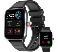 Chenquansarl-Montre Connectée Homme Femme Avec Appel Bluetooth, 1,85"" Smartwatch, 100+ Modes Sportifs, Moniteur De Pouls/Sommeil/Spo2, Assistant Vocal, Compatible Avec Iphone Et Android, Gris Sidéral