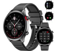 Chenquansarl-Montre Connectée Homme Femme Avec Appel Bluetooth, Pour Android/Ios, 1,52"" Smartwatch Avec Cardiofréquencemètre, Sommeil Et Oxymètre, 100+ Modes Sportifs, Podomètre, Étanche Ip68, Noir