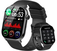 Chenquansarl-Montre Connectée Homme Femme Avec Appel Bluetooth, Smartwatch 1.96"" Hd Montre Sport Avec Podometre Moniteur Sommeil Cardiofréquencemètre 100+ Sportifs Intelligente Bracelet Connecté Pour