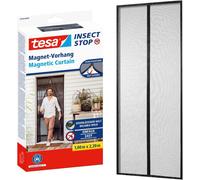 ChenQuanSarl-Moustiquaire Aimantée Impénétrable - Filet Anti-Insectes Volants Et Araignées Pour Portes De Balcon Et De Terrasse - Montage Simple, Sans Perçage - 2,2 M X 1,0 M