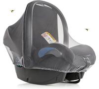 Chenquansarl-Moustiquaire Bebe Pour Siege Auto Groupe 0 Et 0+, Filet Anti Insecte Universel Pour Cosy, Bordure Élastique, Ouverture Pour Transport - Gris